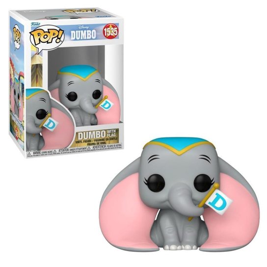 Boneco Funko Pop! Disney Dumbo - Dumbo com Bandeira