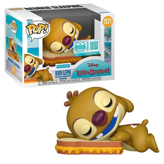 Boneco Funko Pop! Disney Lilo & Stitch - Reuben Dormindo
