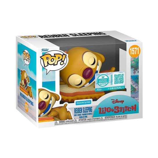Boneco Funko Pop! Disney Lilo & Stitch - Reuben Dormindo