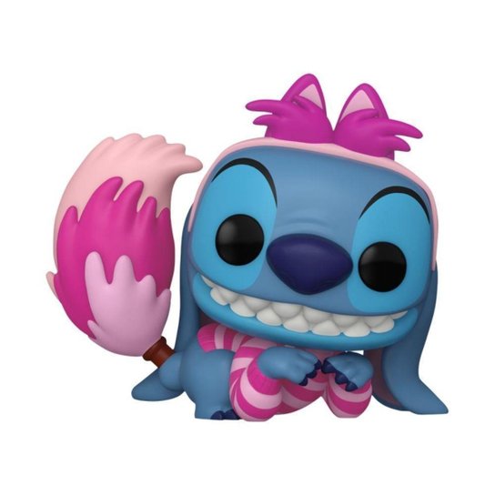 Boneco Funko POP! Disney - Stitch com Fantasia - Gato de Cheshire