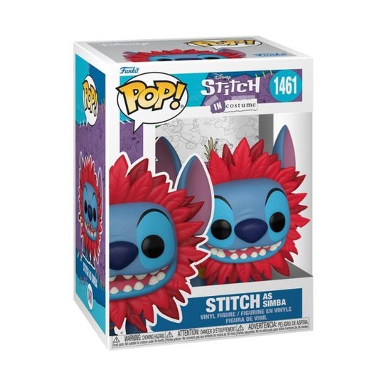 Boneco Funko POP! Disney - Stitch com Fantasia - Simba