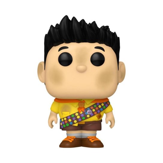 Boneco Funko Pop! Disney - UP- Russel com Distintivo