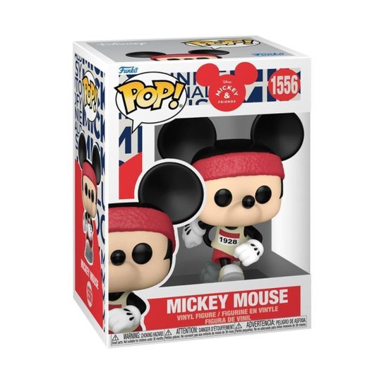 Boneco Funko Pop! Disney Vida Real - Mickey com Roupa de Corrida