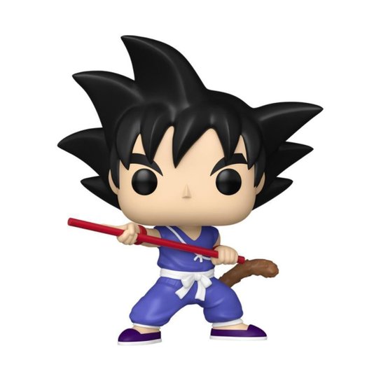 Boneco Funko Pop! Dragon Ball - Goku com Nyoibou (Glow)