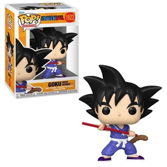 Boneco Funko Pop! Dragon Ball - Goku com Nyoibou