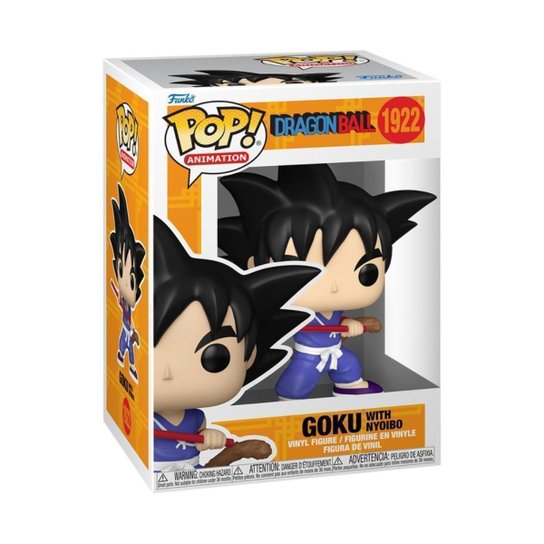 Boneco Funko Pop! Dragon Ball - Goku com Nyoibou