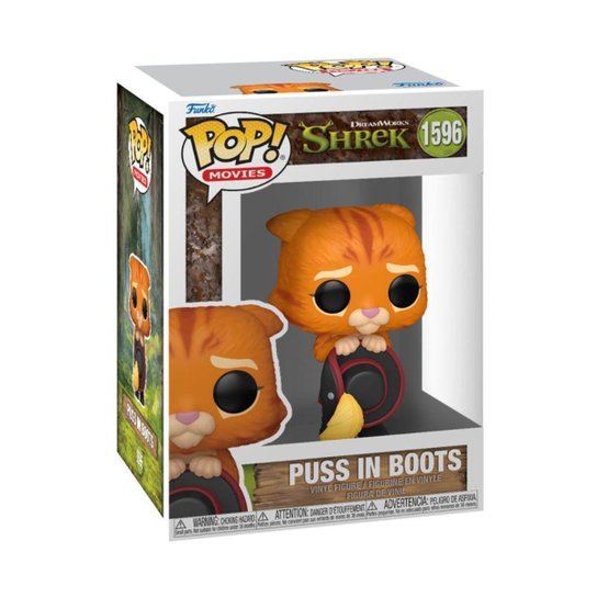 Boneco Funko Pop! DreamWorks Shrek 30 Anos - Gato de Botas