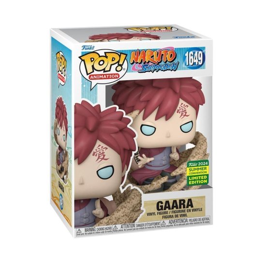 Boneco Funko Pop! Ed. Limit SDCC24 Naruto Shippuden Gaara