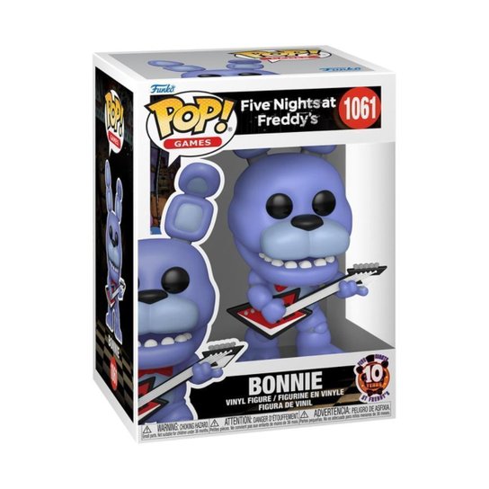 Boneco Funko Pop! Five Nights at Freddy’s 10 anos - Bonnie