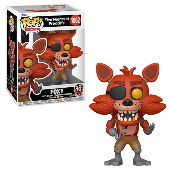 Boneco Funko Pop! Five Nights at Freddy’s 10 anos - Foxy