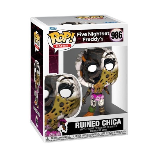 Boneco Funko Pop! Five Nights at Freddy’s - Ruined Chica