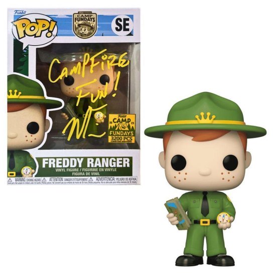 Boneco Funko POP! Freddy Ranger - Edição Limitada Assinado