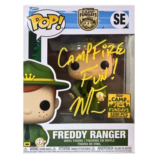 Boneco Funko POP! Freddy Ranger - Edição Limitada Assinado