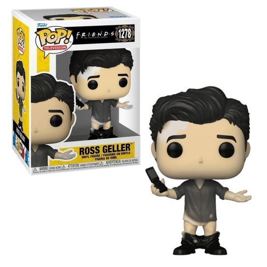 Boneco Funko Pop! Friends - Ross com Calça de Couro