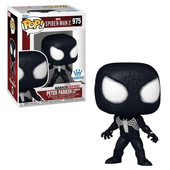 Boneco Funko POP! Games - Homem-Aranha 2 - Peter Parker Traje Simbionte