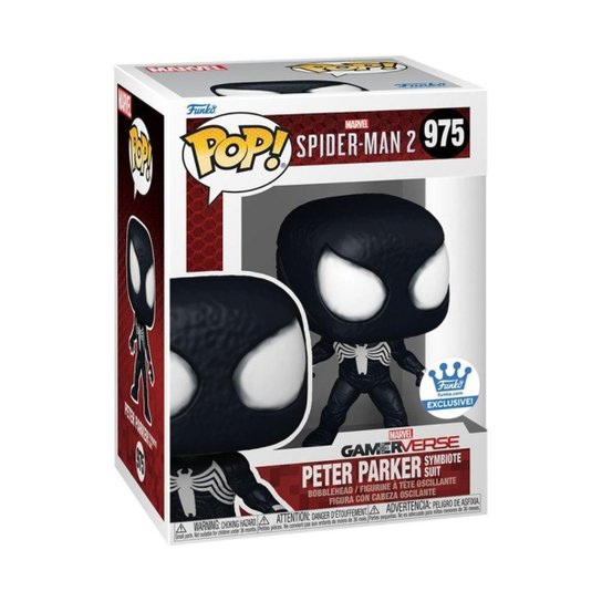 Boneco Funko POP! Games - Homem-Aranha 2 - Peter Parker Traje Simbionte