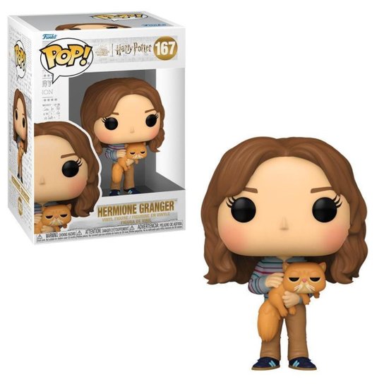 Boneco Funko POP! Harry Potter - Hermione com Bichento