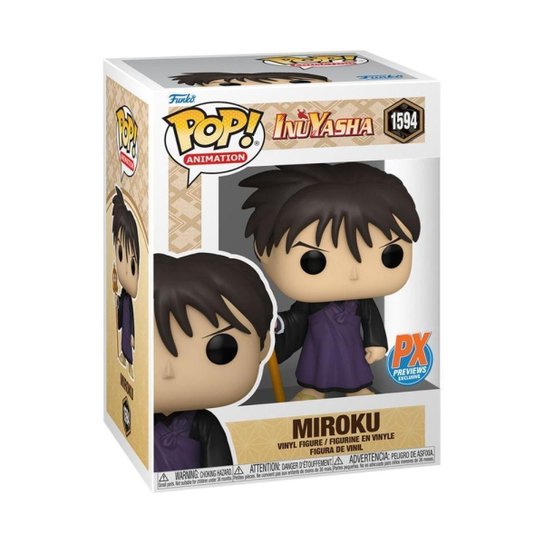 Boneco Funko POP! InuYasha - Miroku