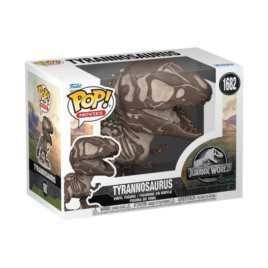 Boneco Funko Pop! Jurassic Park Fóssil do Tyrannosaurus Rex