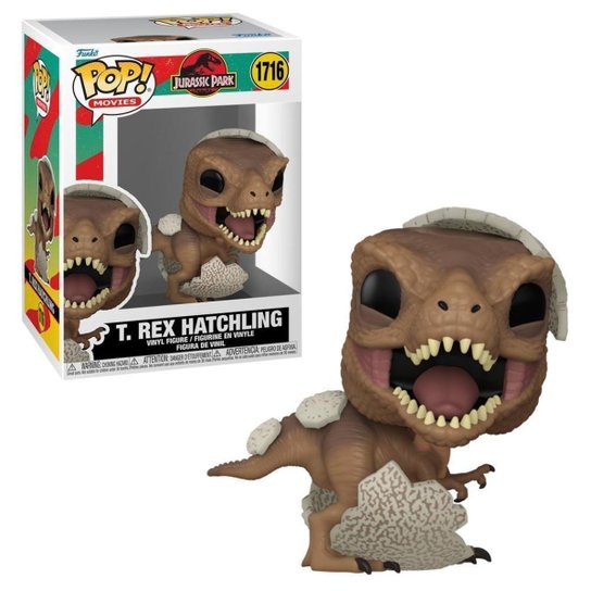 Boneco Funko Pop! Jurassic Park - Tiranossauro Rex Filhote
