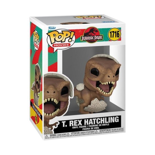 Boneco Funko Pop! Jurassic Park - Tiranossauro Rex Filhote