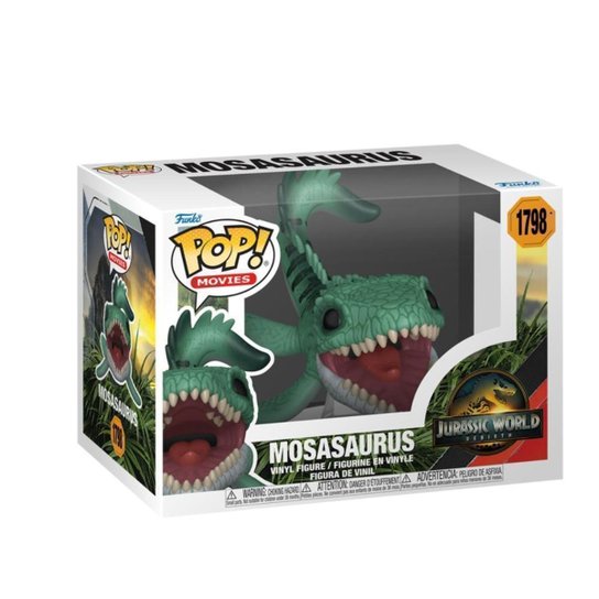Boneco Funko Pop! Jurassic World Recomeço - Mosassauro