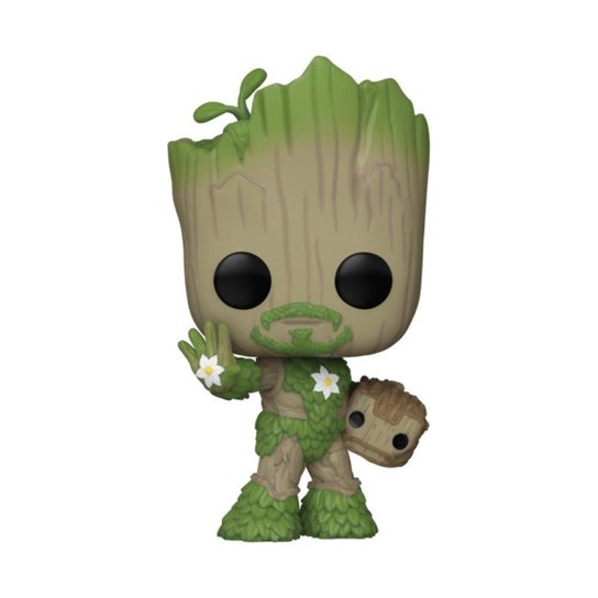 Boneco Funko Pop! Marvel 85 Anos - Groot como Homem de Ferro
