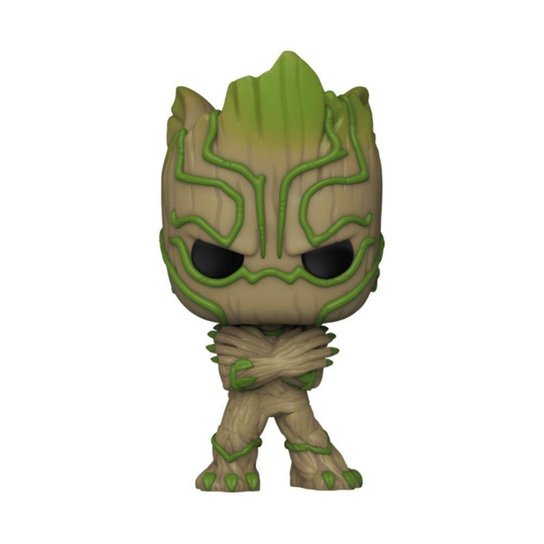 Boneco Funko Pop! Marvel 85 Anos - Groot como Pantera Negra