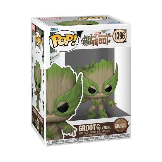 Boneco Funko Pop! Marvel 85 Anos - Groot como Wolverine