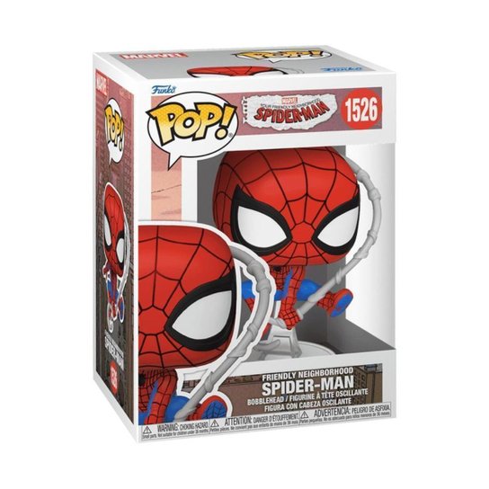 Boneco Funko Pop! Marvel Homem-Aranha Amigão da Vizinhança