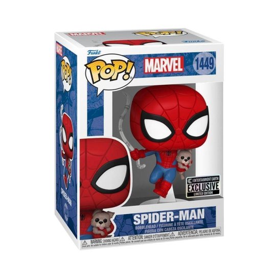 Boneco Funko Pop! Marvel - Homem-Aranha e Cachorro Sandwich