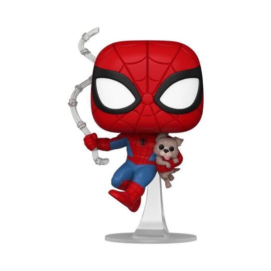 Boneco Funko Pop! Marvel - Homem-Aranha e Cachorro Sandwich