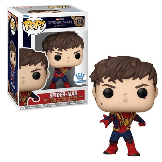 Boneco Funko POP! Marvel - Homem-Aranha Sem Máscara