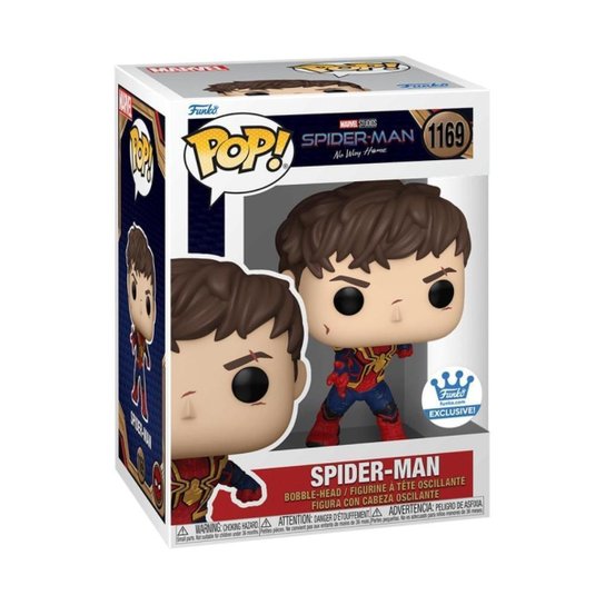 Boneco Funko POP! Marvel - Homem-Aranha Sem Máscara
