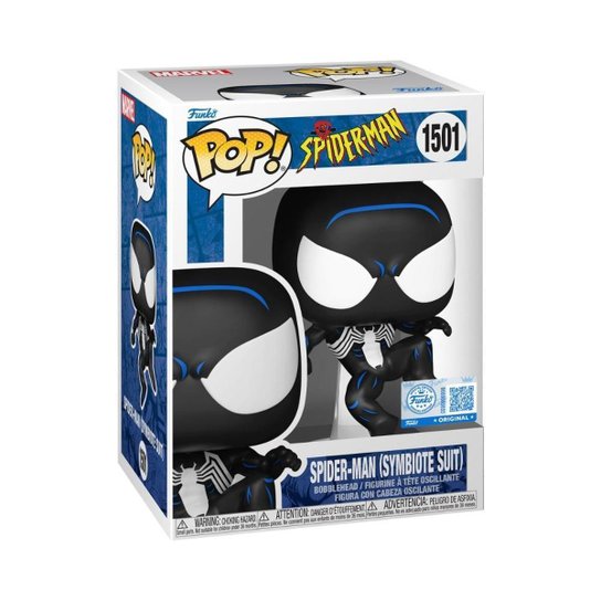 Boneco Funko Pop! Marvel Homem-Aranha Traje Preto