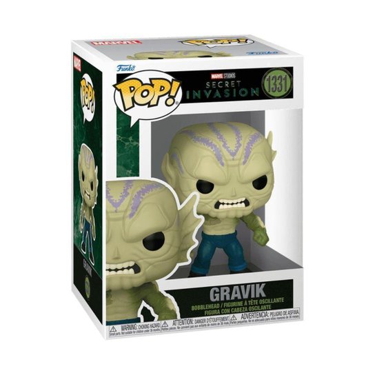 Boneco Funko POP! Marvel - Invasão Secreta - Gravik