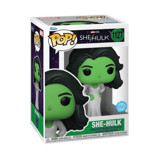 Boneco Funko POP! Marvel - She-Hulk de Vestido de Gala