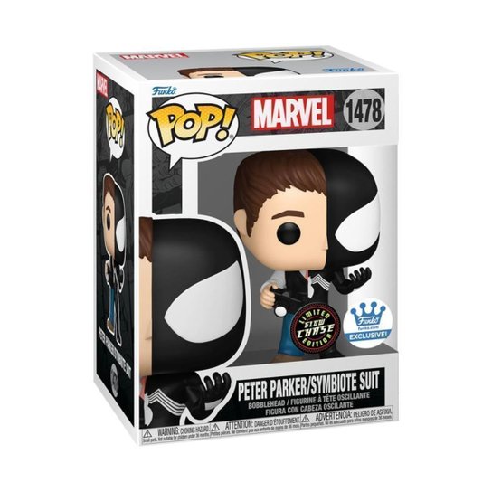 Boneco Funko Pop! Marvel Split - Peter/Homem-Aranha Preto