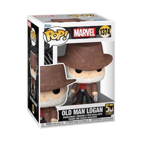 Boneco Funko POP! Marvel - Wolverine 50 Anos - Logan Velho