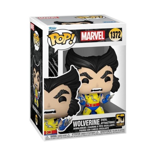 Boneco Funko POP! Marvel - Wolverine 50 Anos - Wolverine (Fatal Attractions)
