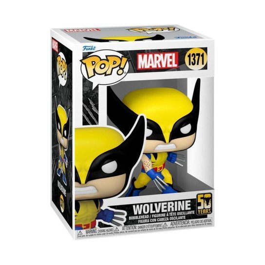 Boneco Funko POP! Marvel - Wolverine 50 Anos - Wolverine (Traje Clássico)
