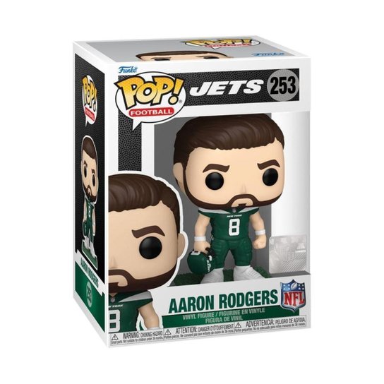 Boneco Funko Pop! NFL - Jets - Aaron Rodgers