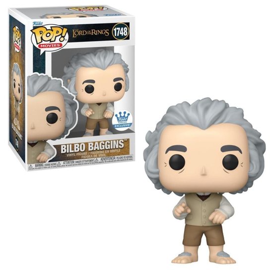 Boneco Funko Pop! O Senhor dos Anéis - Bilbo Bolseiro