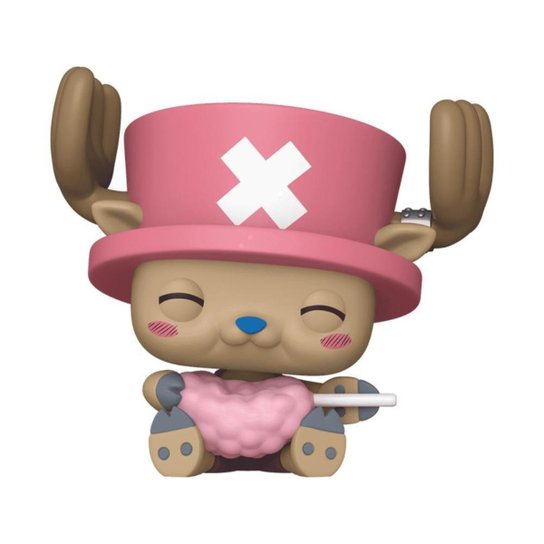 Boneco Funko Pop! One Piece - Chopper com Algodão Doce