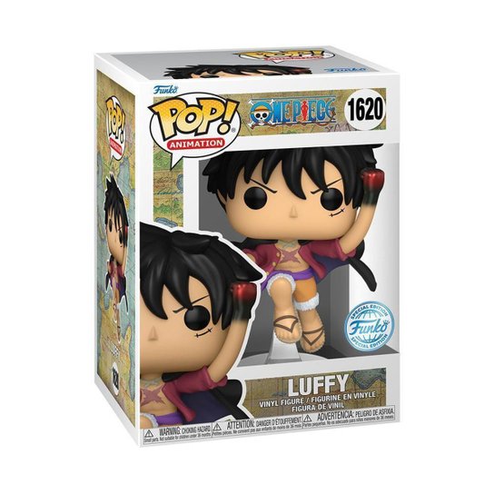 Boneco Funko POP! One Piece - Luffy Uppercut (Glow)