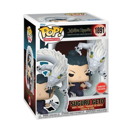 Boneco Funko Pop! Premium Jujutsu Kaisen - Geto com Dragão
