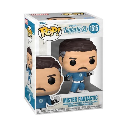 Boneco Funko Pop! Quarteto Fantástico Sr. Fantástico