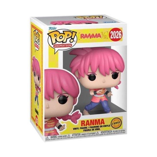 Boneco Funko Pop! Ranma 1/2 - Ranma com Chase