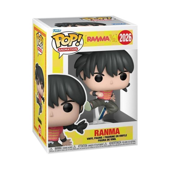 Boneco Funko Pop! Ranma 1/2 - Ranma com Chase