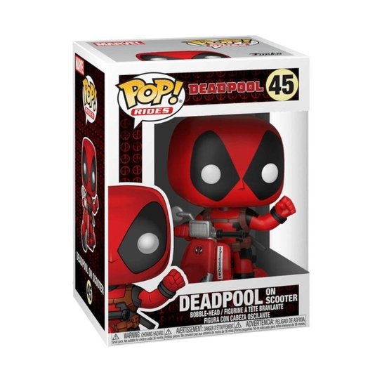 Boneco Funko Pop! Rides - Deadpool - Deadpool & Scooter